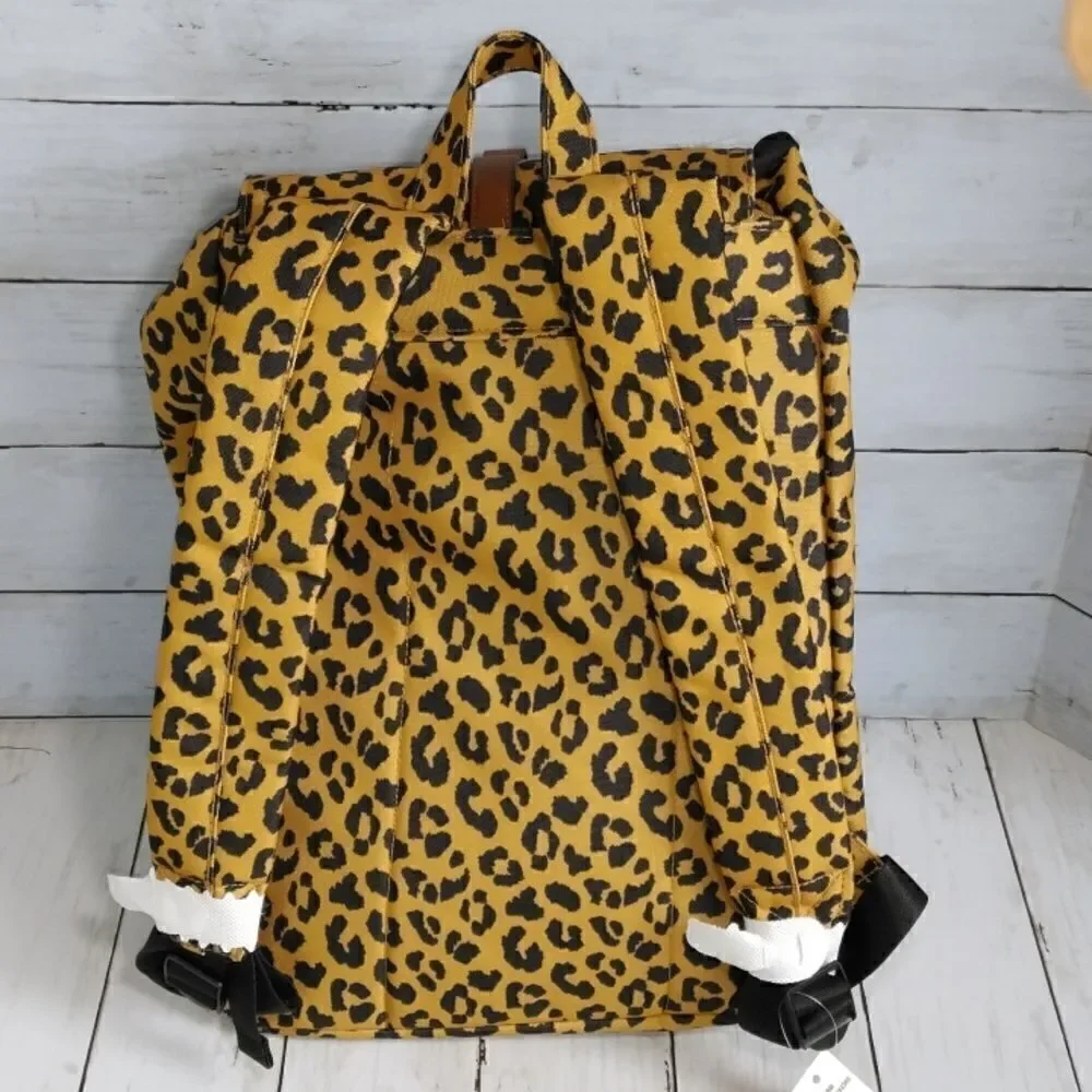 Cargo Cheetah Print Backpack Bag Purse